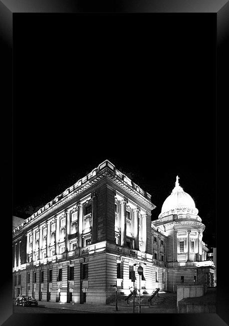 Mitchell Library at Night Framed Print by Iain Monteith