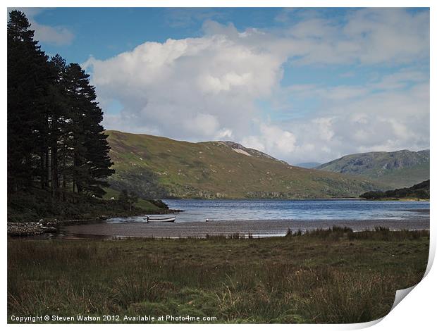 Loch Ba Print by Steven Watson