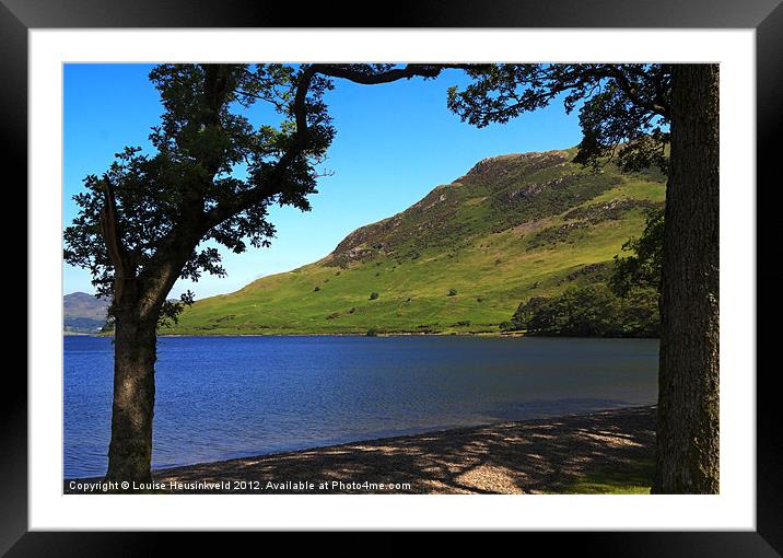 Rannerdale Knotts and Crummock Water Framed Mounted Print by Louise Heusinkveld