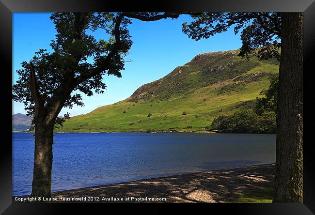 Rannerdale Knotts and Crummock Water Framed Print by Louise Heusinkveld