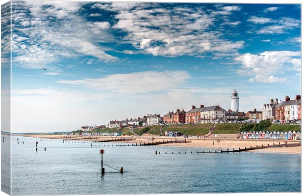 Southwold Seafront Canvas Print by Stephen Mole