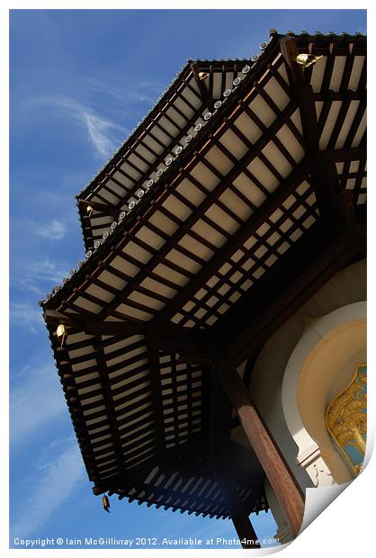 Peace Pagoda Print by Iain McGillivray