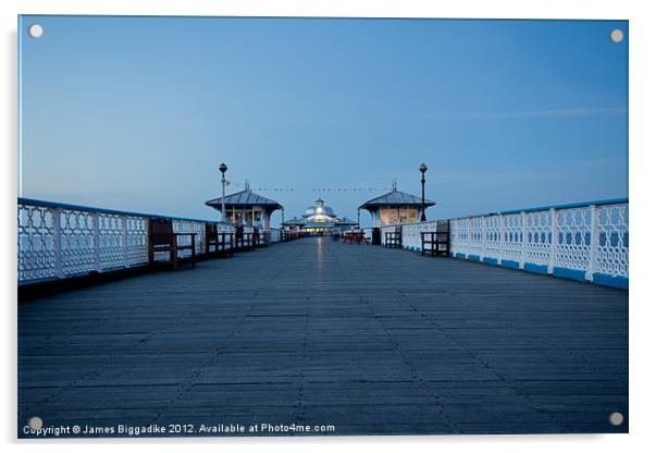 A Walk Down The Pier Acrylic by J Biggadike