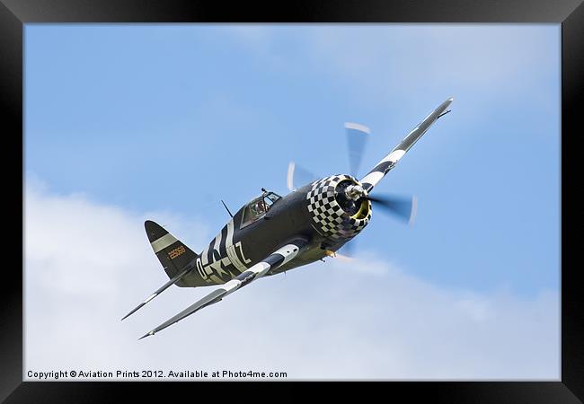 SNAFU P47D Thunderbolt Framed Print by Oxon Images