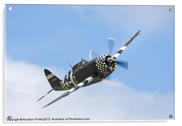 SNAFU P47D Thunderbolt Acrylic by Oxon Images