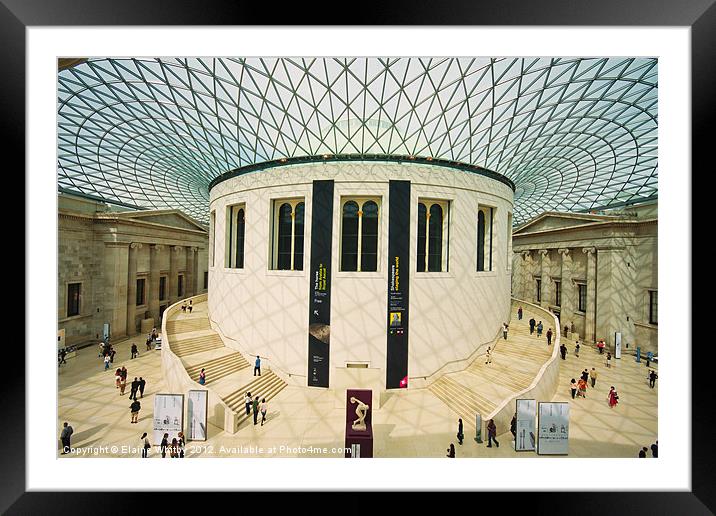 British Museum London UK Framed Mounted Print by Elaine Whitby