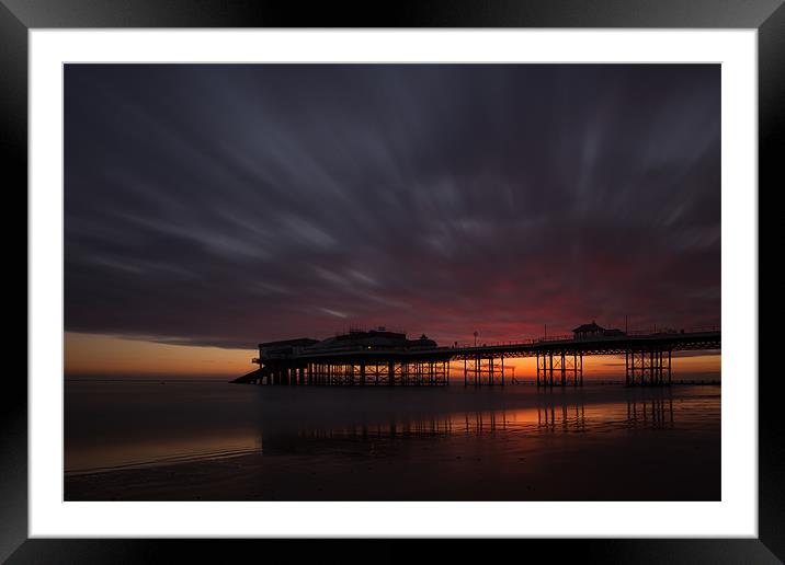Bruised Dawn Framed Mounted Print by Simon Wrigglesworth