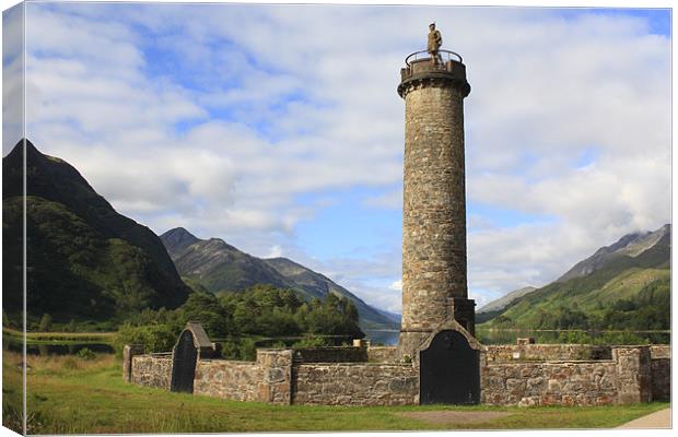 Glenfinnan Monument Canvas Print by Aaron Casey