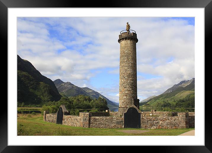 Glenfinnan Monument Framed Mounted Print by Aaron Casey