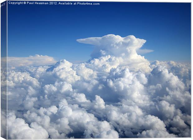 Cumulonimbus Thunderstorm cloud Canvas Print by P H