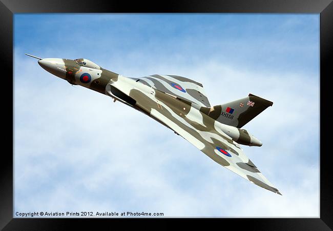 Avro Vulcan XH558 Framed Print by Oxon Images