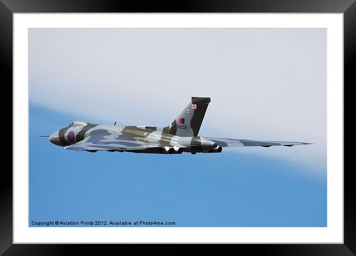 Vulcan Bomber XH558 Framed Mounted Print by Oxon Images