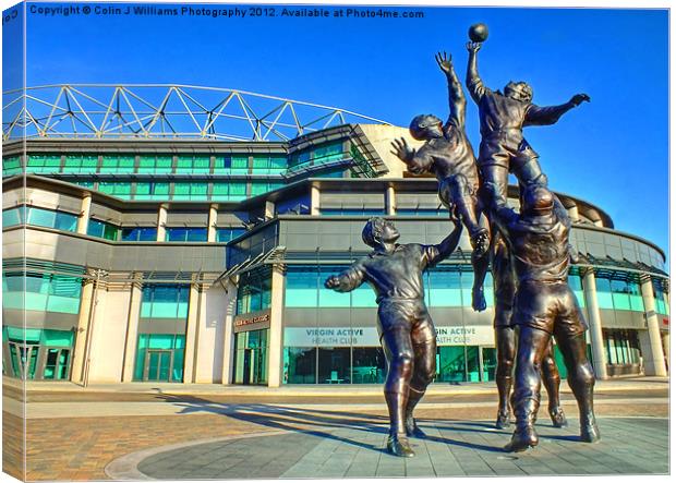 Twickenham Stadium - The Home of English Rugby Canvas Print by Colin Williams Photography