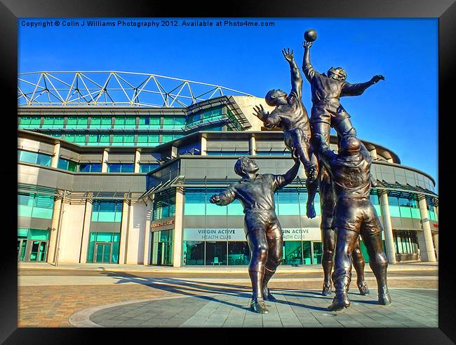 Twickenham Stadium - The Home of English Rugby Framed Print by Colin Williams Photography