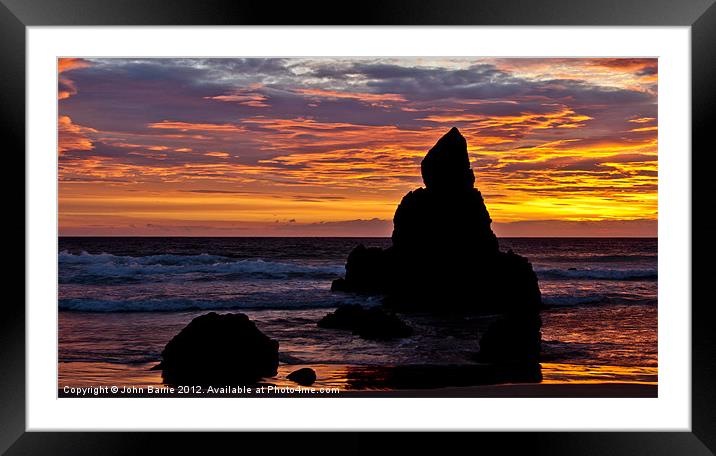 Sunrise at Durness Framed Mounted Print by John Barrie