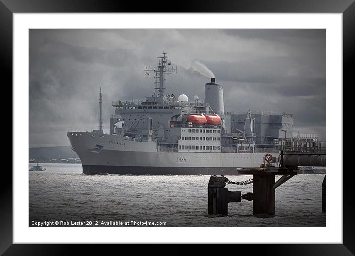 "A386" RFA `Fort Austin` Framed Mounted Print by Rob Lester