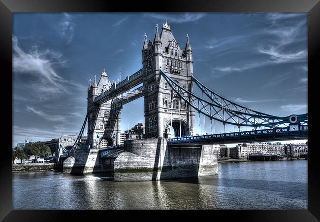 CItyscape of Tower Bridge London Framed Print by Adam Payne