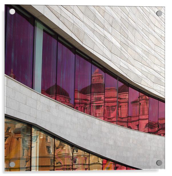 Museum of Liverpool facade Acrylic by Wayne Molyneux