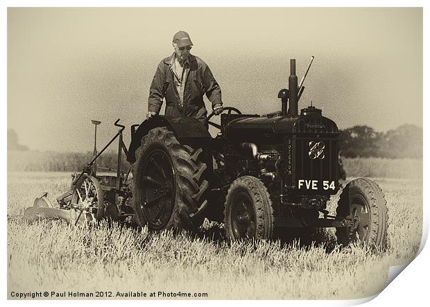 Bygone Harvest Print by Paul Holman Photography