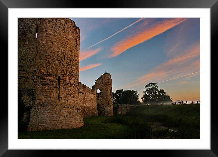 Pevensey Castle Framed Mounted Print by Phil Clements