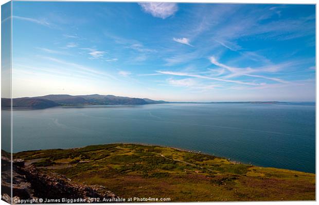 Atop The Great Orme Canvas Print by J Biggadike