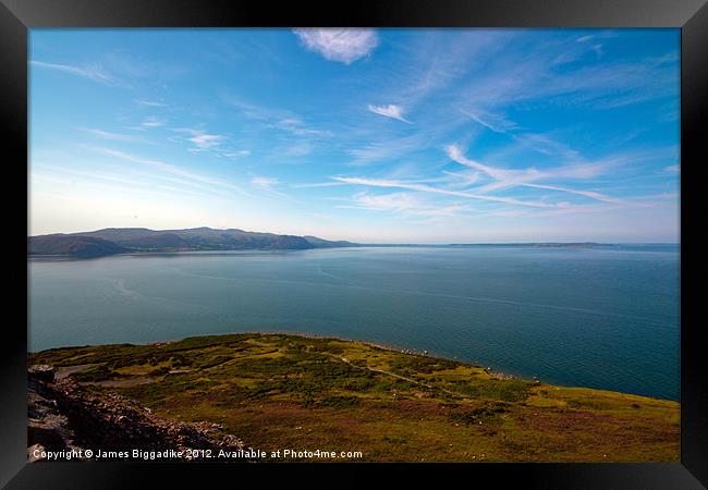 Atop The Great Orme Framed Print by J Biggadike
