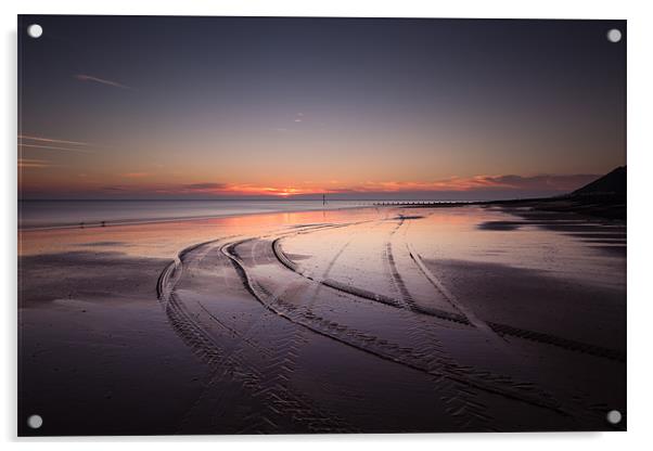 Cromer Sunrise Acrylic by Simon Wrigglesworth