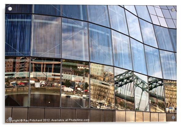 Newcastle Reflected Acrylic by Ray Pritchard