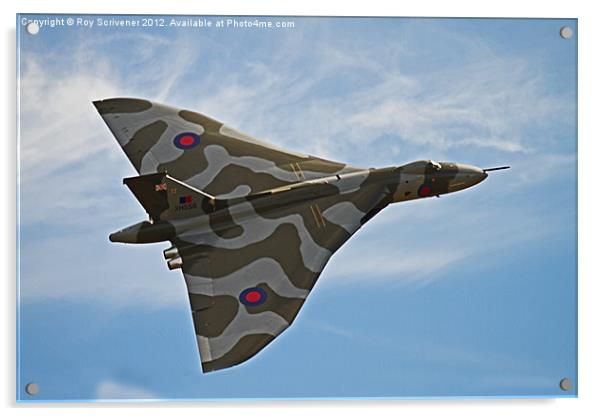 XH558 at Duxford Acrylic by Roy Scrivener