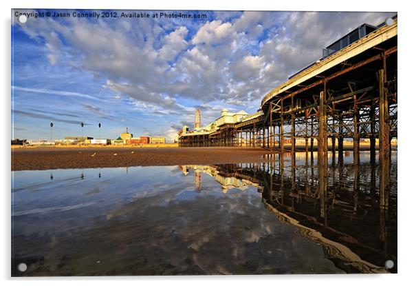 Blackpool Reflects Acrylic by Jason Connolly