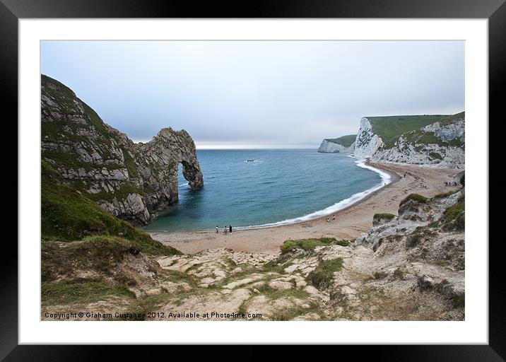 Durdle Door Framed Mounted Print by Graham Custance
