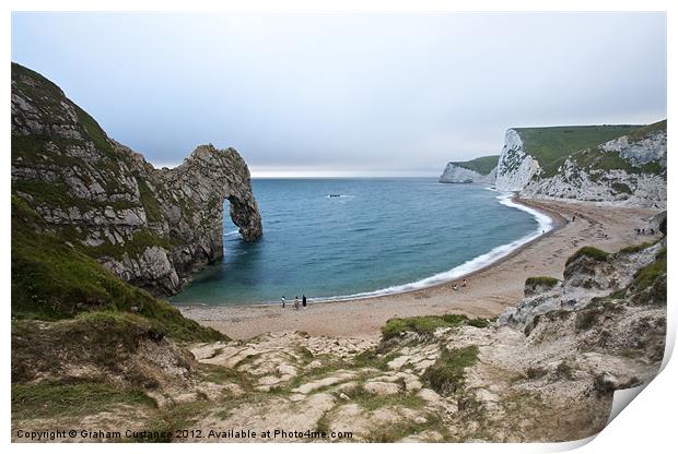 Durdle Door Print by Graham Custance