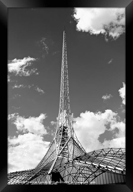 The Spire, Art centre, Melbourne Framed Print by Thomas Lynch