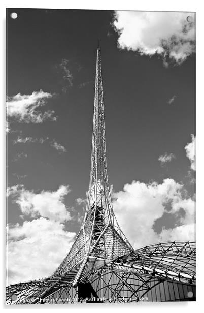 The Spire, Art centre, Melbourne Acrylic by Thomas Lynch