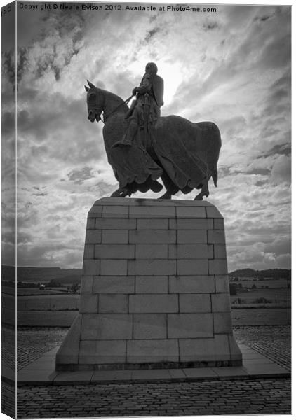 King Robert The Bruce Canvas Print by Neale Evison