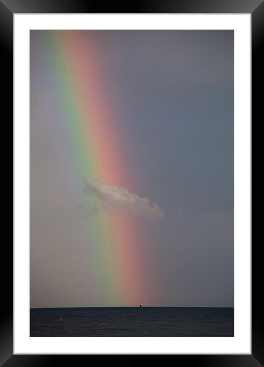 Rainbow Framed Mounted Print by Gail Johnson