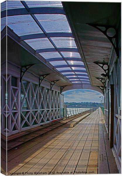 Hythe Pier Railway Station Canvas Print by Phil Wareham