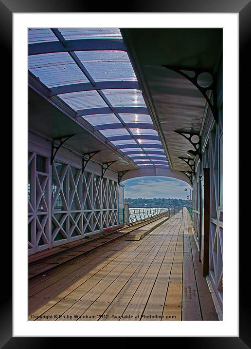 Hythe Pier Railway Station Framed Mounted Print by Phil Wareham