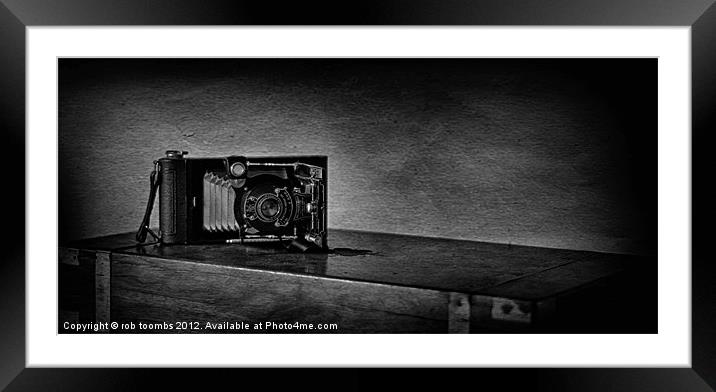 THE OLD DAYS B&W Framed Mounted Print by Rob Toombs