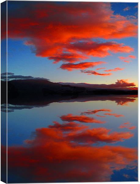 Red cloud Canvas Print by Gary Miles