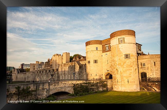 The Tower of London Framed Print by Dawn O'Connor