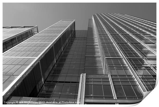 Canary Wharf Skyscraper Print by Iain McGillivray