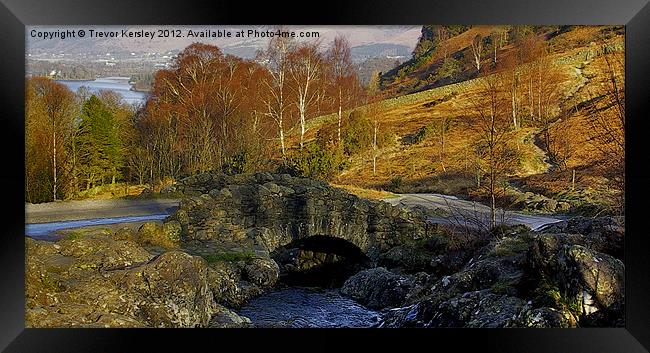 Ashness Bridge  Lake District Framed Print by Trevor Kersley RIP