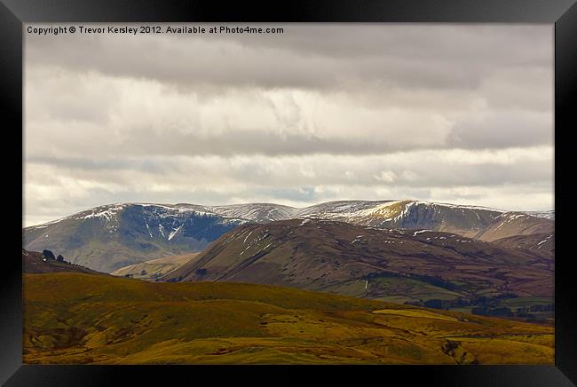 End of Winter Framed Print by Trevor Kersley RIP