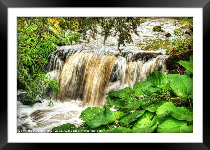 Turbulent Waters Framed Mounted Print by Colin Metcalf