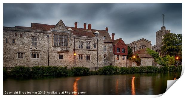 A PALACE VIEW Print by Rob Toombs