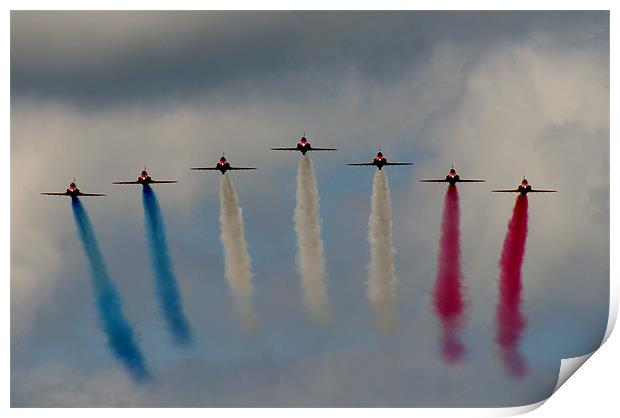 Reds Flying In Print by Ben Blyth