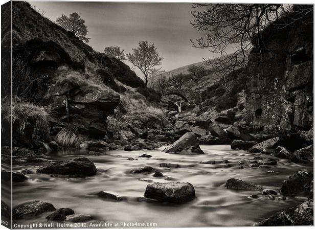 Three Shire Head. Canvas Print by Neil  Hulme