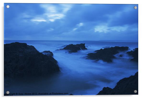 The Blue Calm Acrylic by Gary Horne