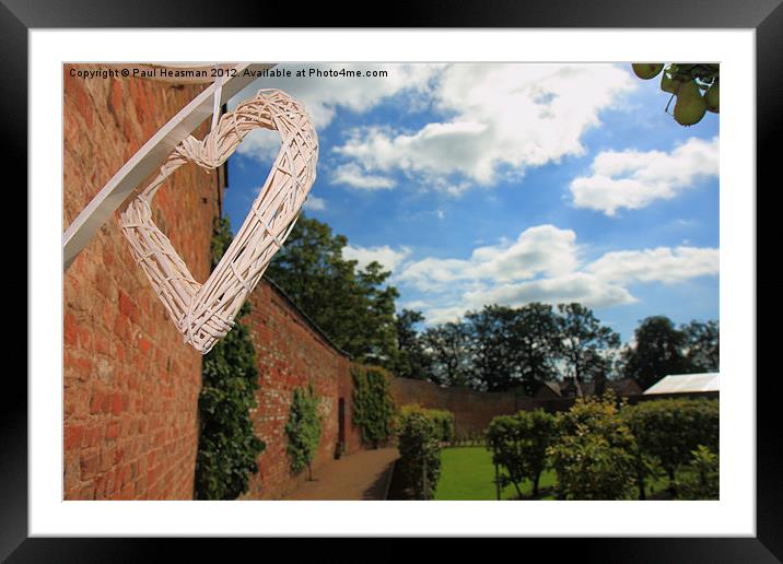 Love Framed Mounted Print by P H